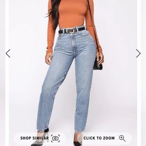 High Waisted Mom Jeans